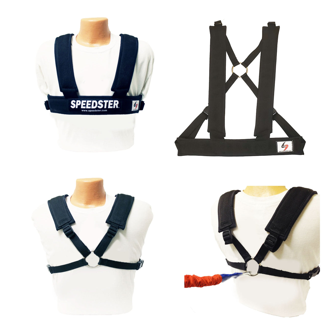 American Made Padded harness that  can be used for all athletes, male and female. This harness id designed to be use both in pulling and being pulled for speed training to increase speed, perfect running form and increase muscles strength for vertical and forward jumping.  non-seat material and super heavy duty clips that wont break during us.
