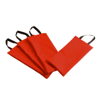 Thumbnail for Heavy duty woven sand bags to weigh down sleds.