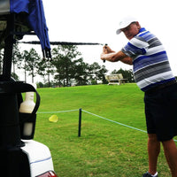 Thumbnail for improve our golf swing on the course. warm up golf swing band