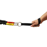 Thumbnail for Wrist and foot straps for stackable resistance bands.