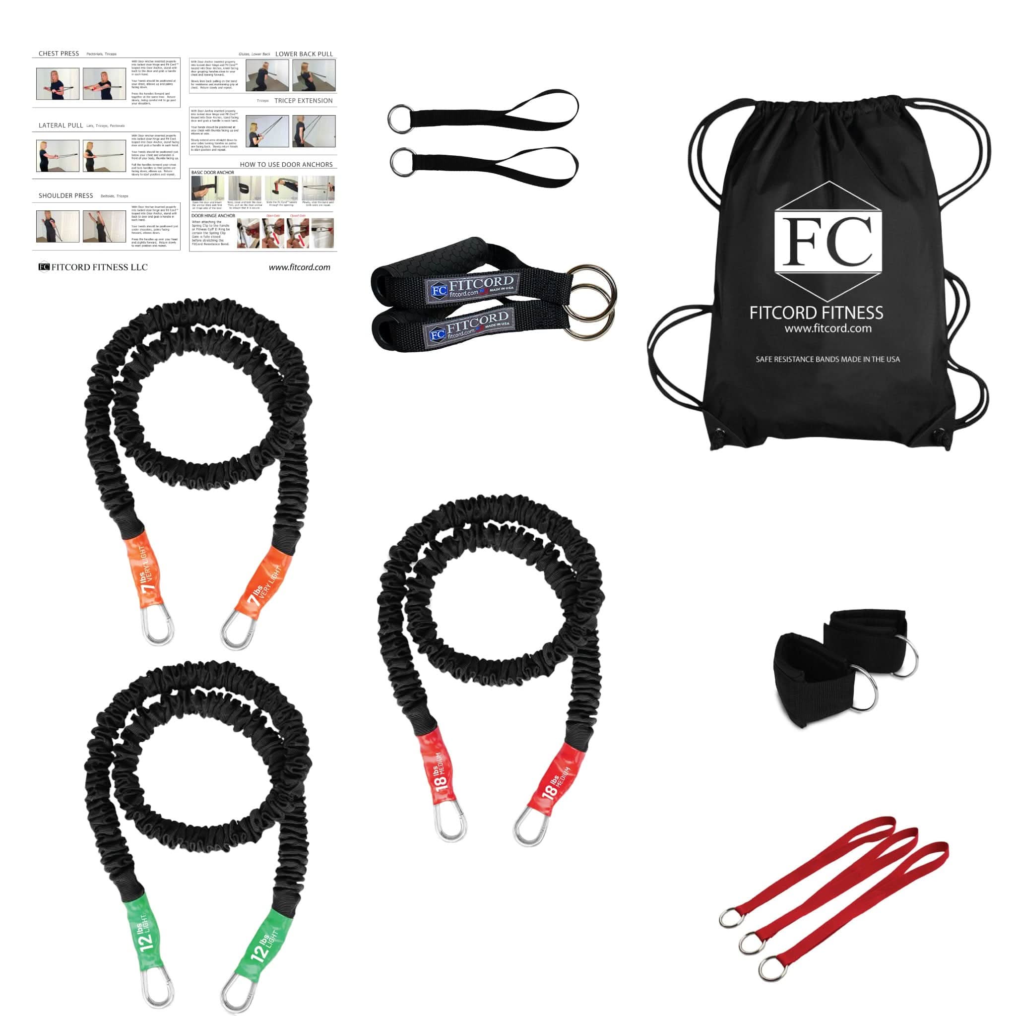 Stackable Resistance Band Home Gym- Bundle and Save