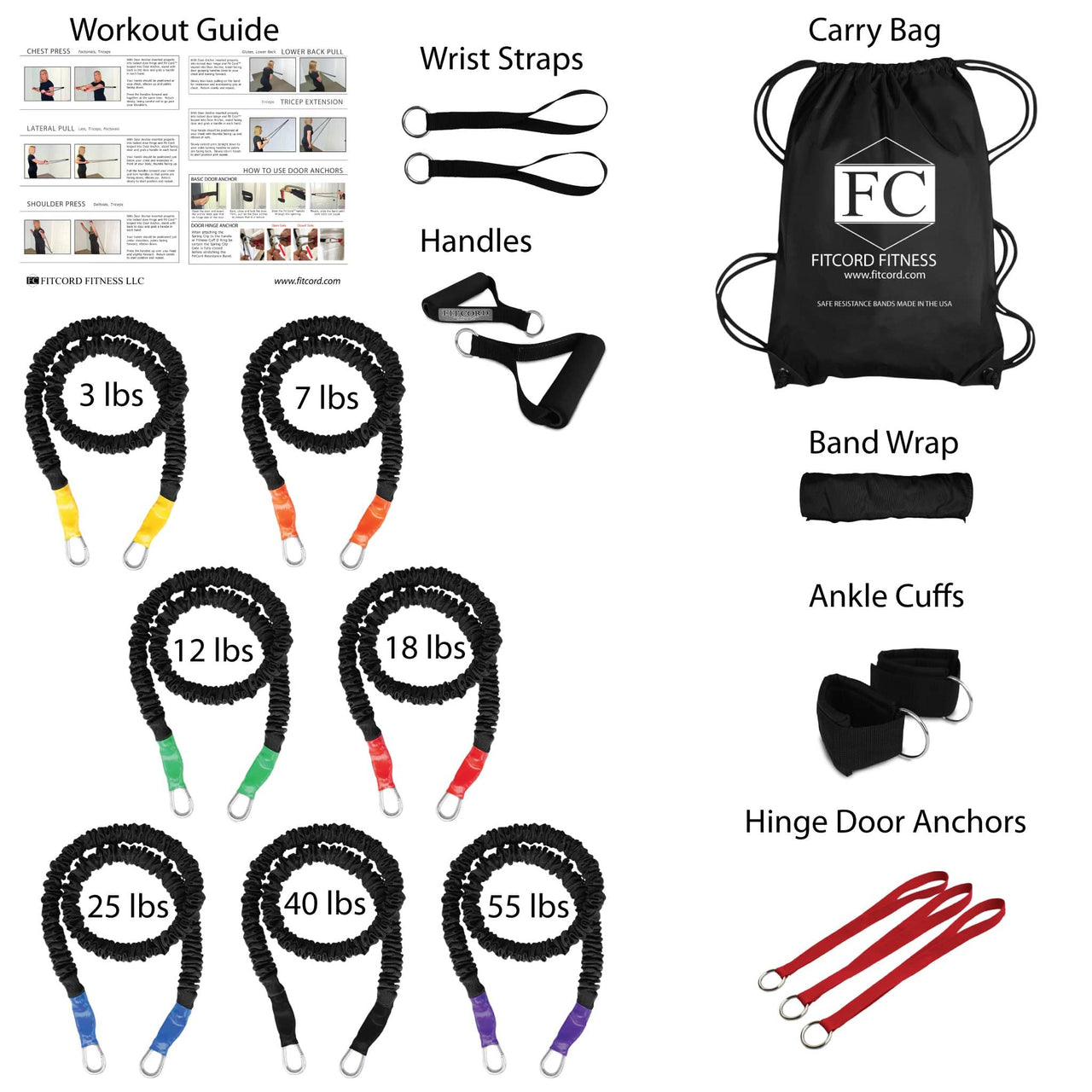 Stackable Resistance Band Home Gym- Bundle and Save