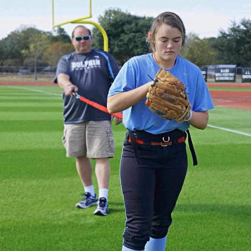 Girls softball pitcher workout and training gear to improve speed and form in girls fast pitch and slow pitch softball 