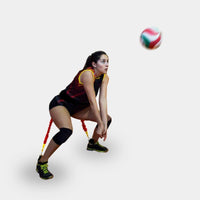 Thumbnail for basketball and volleyball resistance band jump trainer to strengthen legs for higher vertical reaction response. 